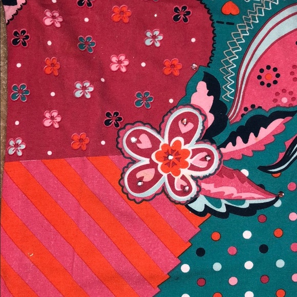 3pc Girl Deux Par Deux shirt skirt tights - Picture 4 of 8